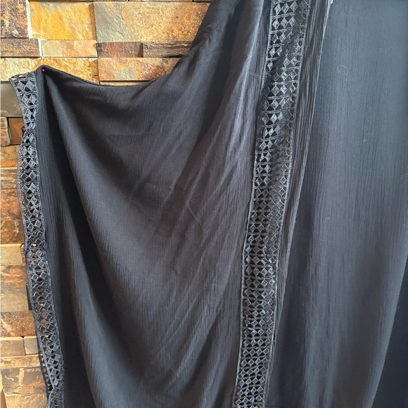 Nordstrom Women’s Beach Cover/Kimono/Light Cardigan Black OS - Picture 6 of 7